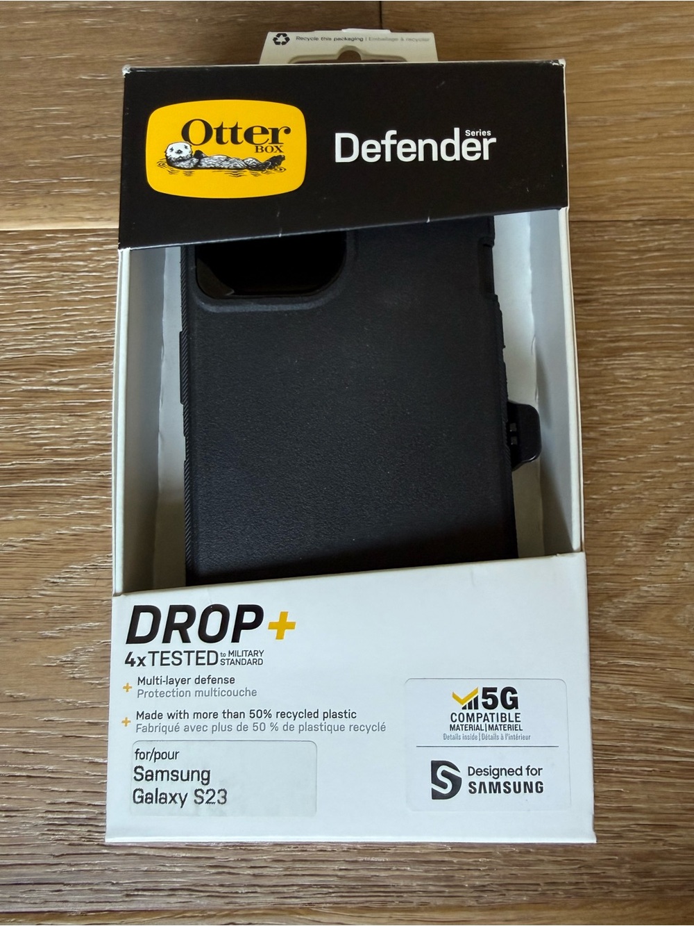 New OtterBox Defender Series Case for Samsung Galaxy S23 Black